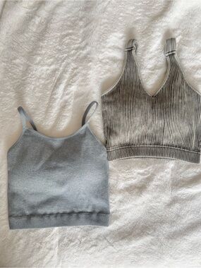 Zenana - Padded Ribbed Brami’s - Set of 2 NWOT
